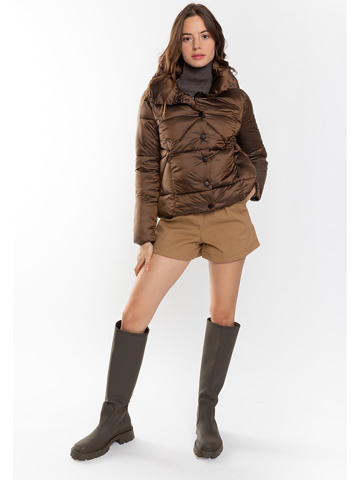 Northwood Kurtka zimowa "Daisy" w kolorze ciemnobrązowym rozmiar: M