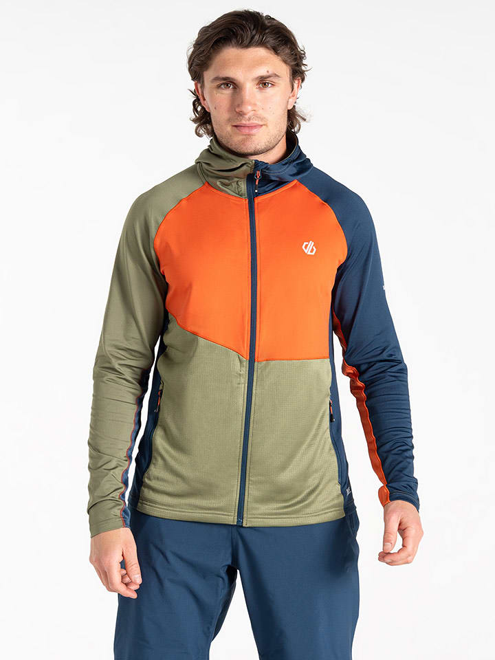 Dare 2b Kurtka funkcyjna "Assimilate II Core Stretch" w kolorze zielono-pomarańczowym rozmiar: 3XL