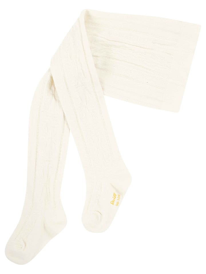 Steiff Rajstopy w kolorze kremowym rozmiar: 116