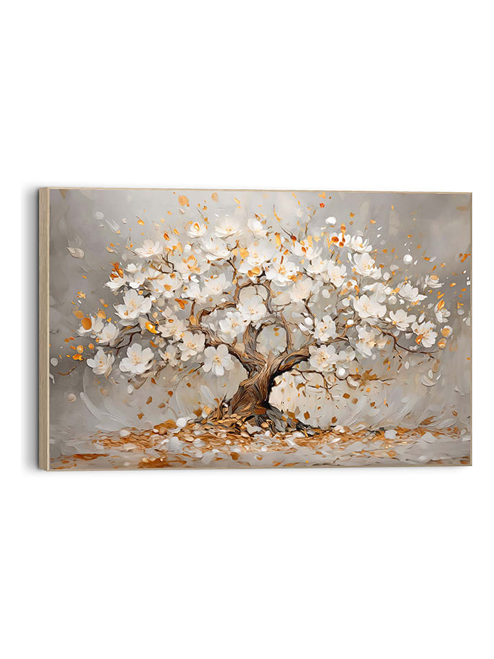 Orangewallz Druk artystyczny "Steady Tree" w ramce rozmiar: 60x90 cm