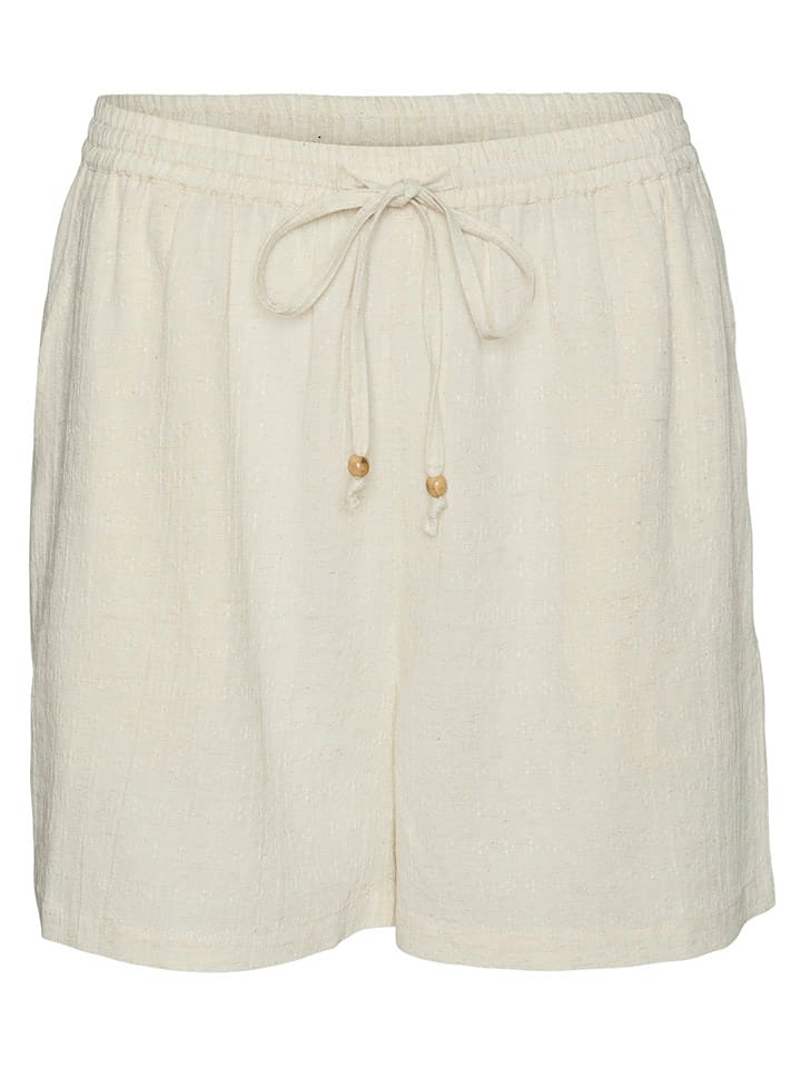 Vero Moda Szorty w kolorze kremowym rozmiar: S