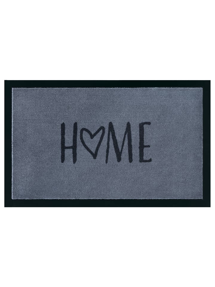 WHITE LABEL Wycieraczka w kolorze szarym rozmiar: 45x75 cm