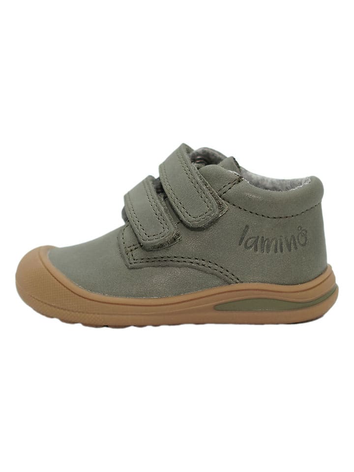 lamino Skórzane sneakersy w kolorze khaki rozmiar: 25