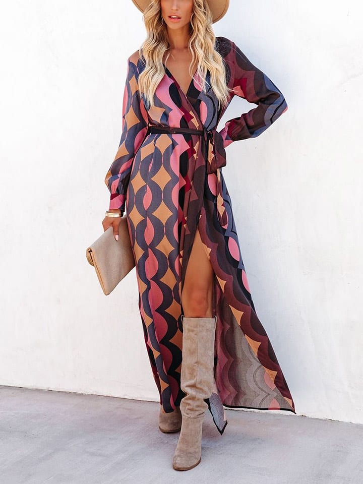 Milan Kiss Sukienka ze wzorem rozmiar: S