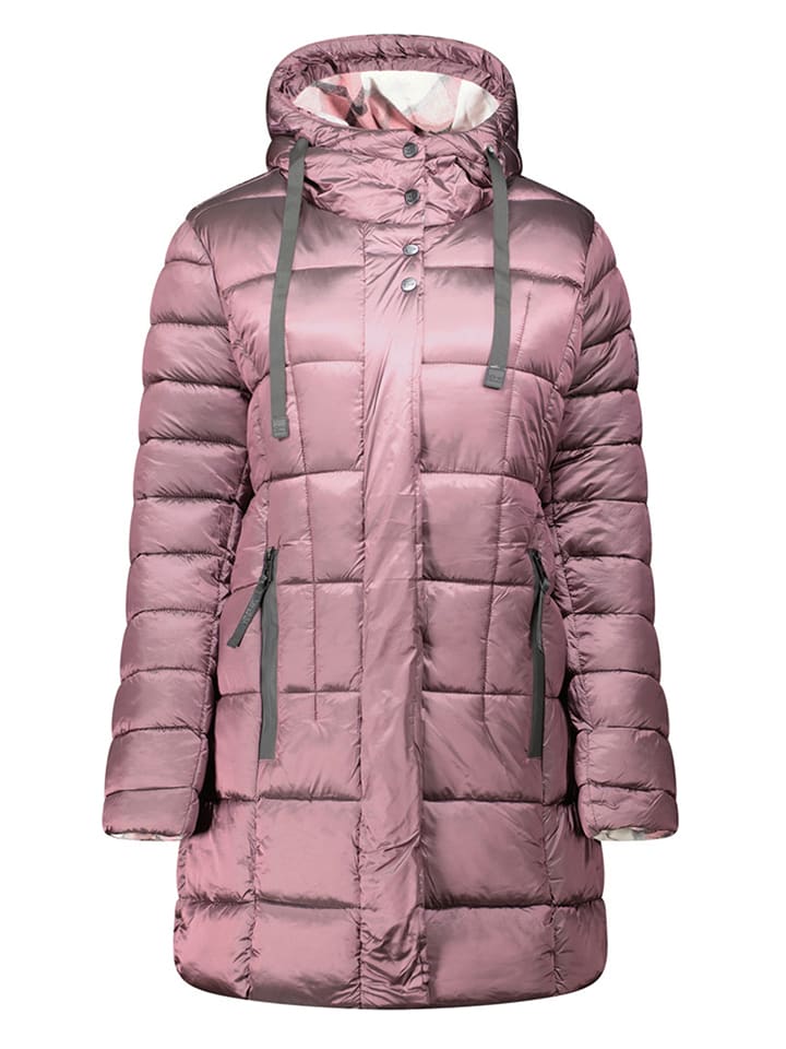 Geographical Norway Płaszcz pikowany "Bulli" w kolorze fioletowym rozmiar: M