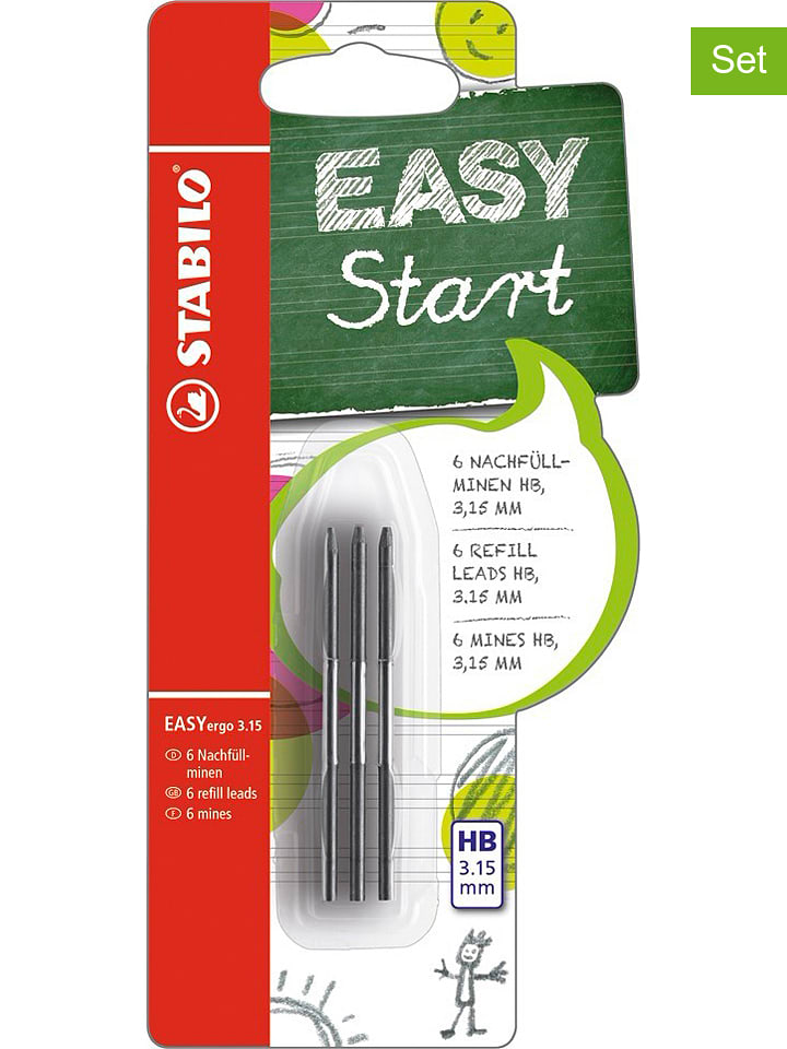 STABILO Wkłady (12 szt.) "EASYergo" rozmiar: onesize