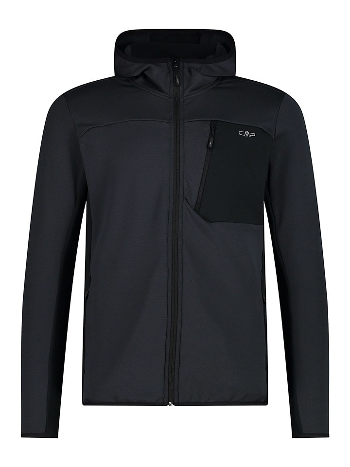 CMP Kurtka polarowa w kolorze antracytowo-czarnym rozmiar: 56