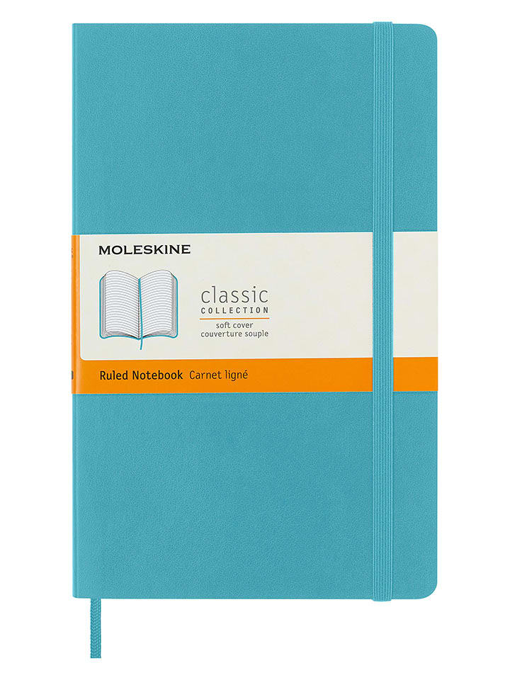Moleskine Notatnik w kolorze turkusowym - 13 x 21 cm rozmiar: onesize
