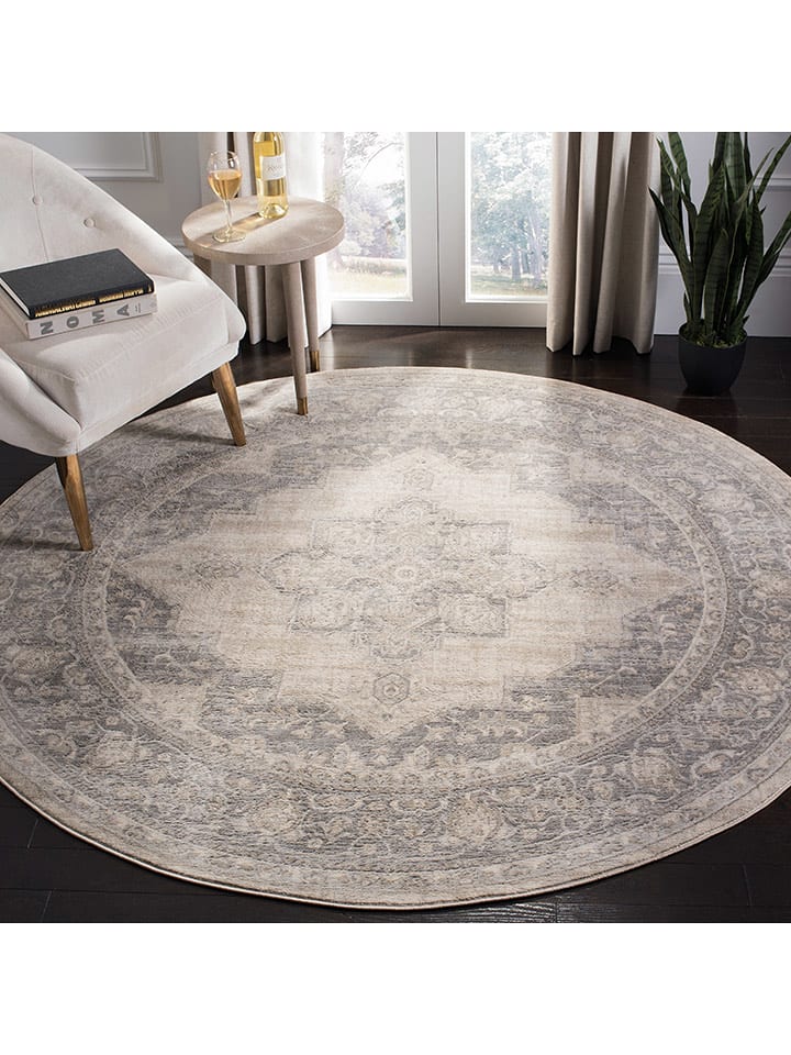 Safavieh Dywan w kolorze szaro-kremowym rozmiar: 91x91 cm