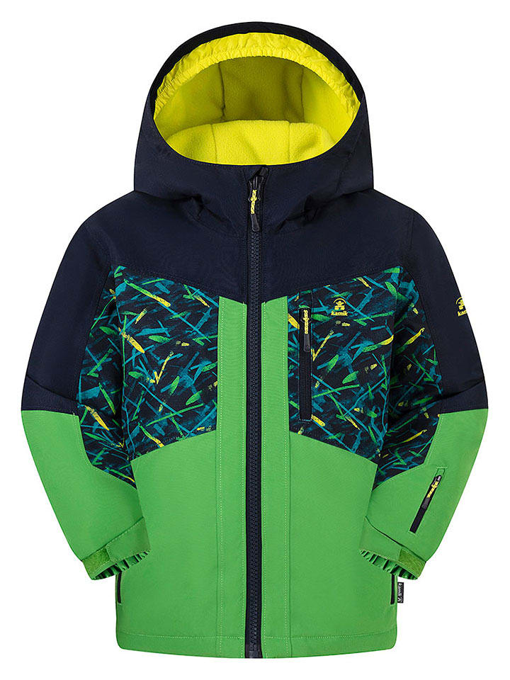 Kamik Kurtka zimowa "Bruno" w kolorze zielonym rozmiar: 122