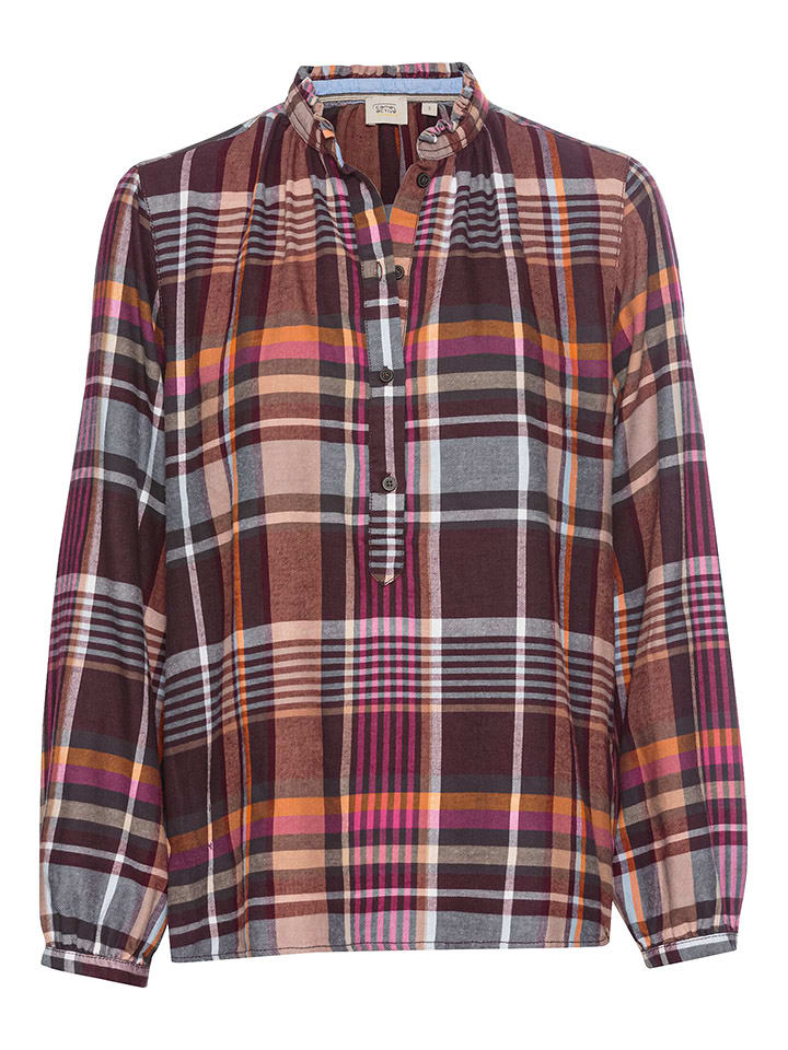 Camel Active Bluzka w kolorze czerwono-różowo-czarnym rozmiar: XL