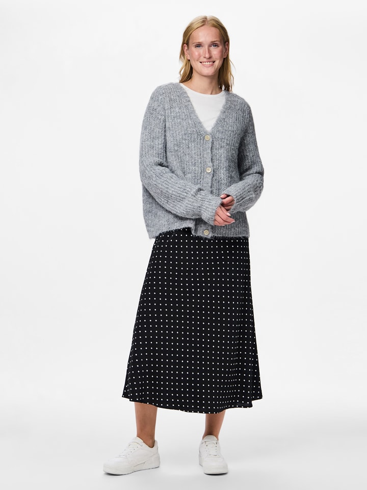 Pieces Kardigan w kolorze szarym rozmiar: M