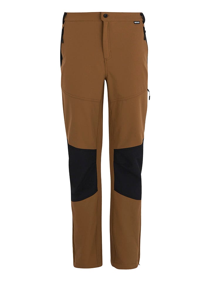 Regatta Spodnie trekkingowe "Questra V" w kolorze jasnobrązowym rozmiar: 50