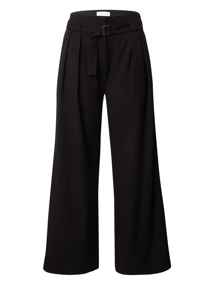 LeGer Spodnie "Viveka" w kolorze czarnym rozmiar: 36