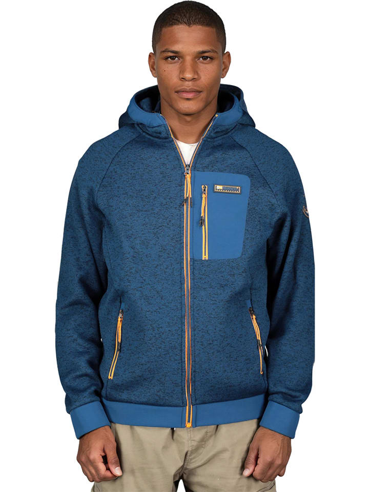 Geographical Norway Kurtka polarowa "Tocket" w kolorze niebieskim rozmiar: XL