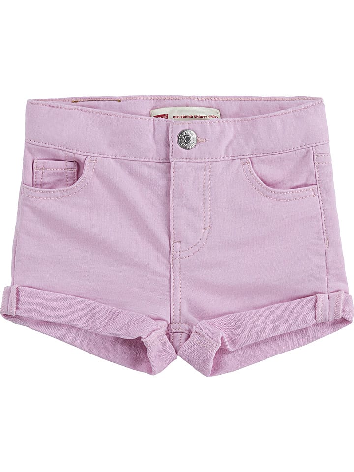 Levi's Kids Szorty dżinsowe w kolorze jasnoróżowym rozmiar: 80