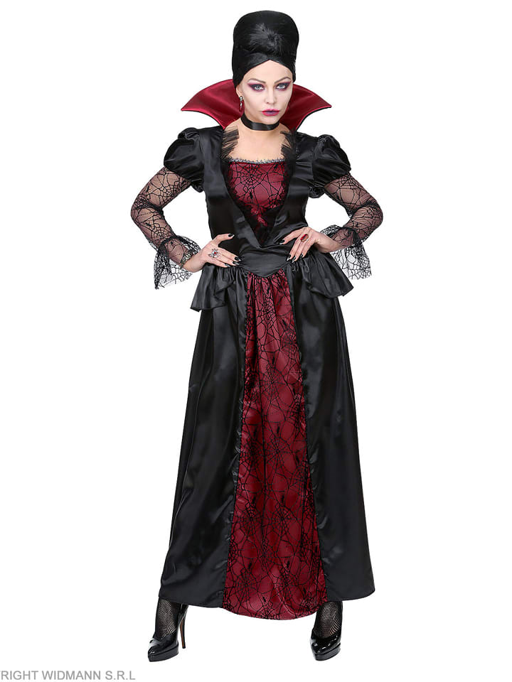 Carnival Party 2-częściowy kostium "Vampire" w kolorze czarno-czerwonym rozmiar: L