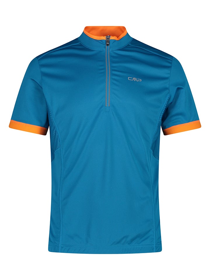 CMP Koszulka kolarska w kolorze niebieskim rozmiar: 46