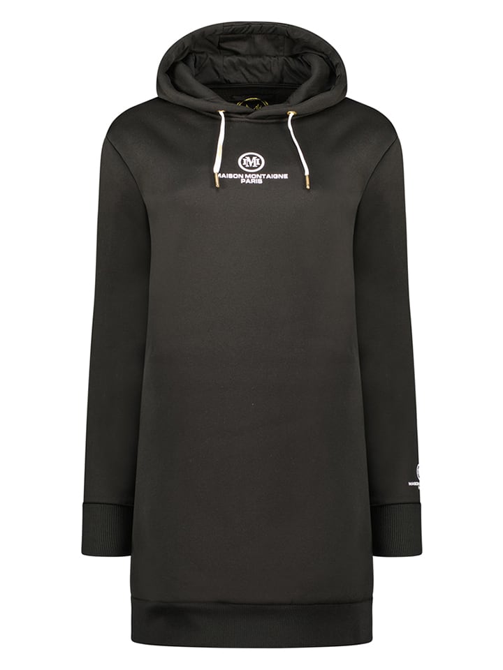 Maison Montaigne Sukienka dresowa "Gilongmai" w kolorze czarnym rozmiar: S