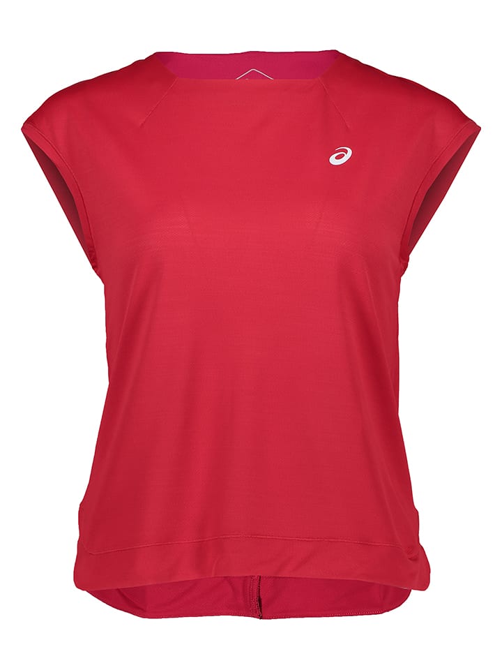 asics Koszulka sportowa w kolorze czerwonym rozmiar: M
