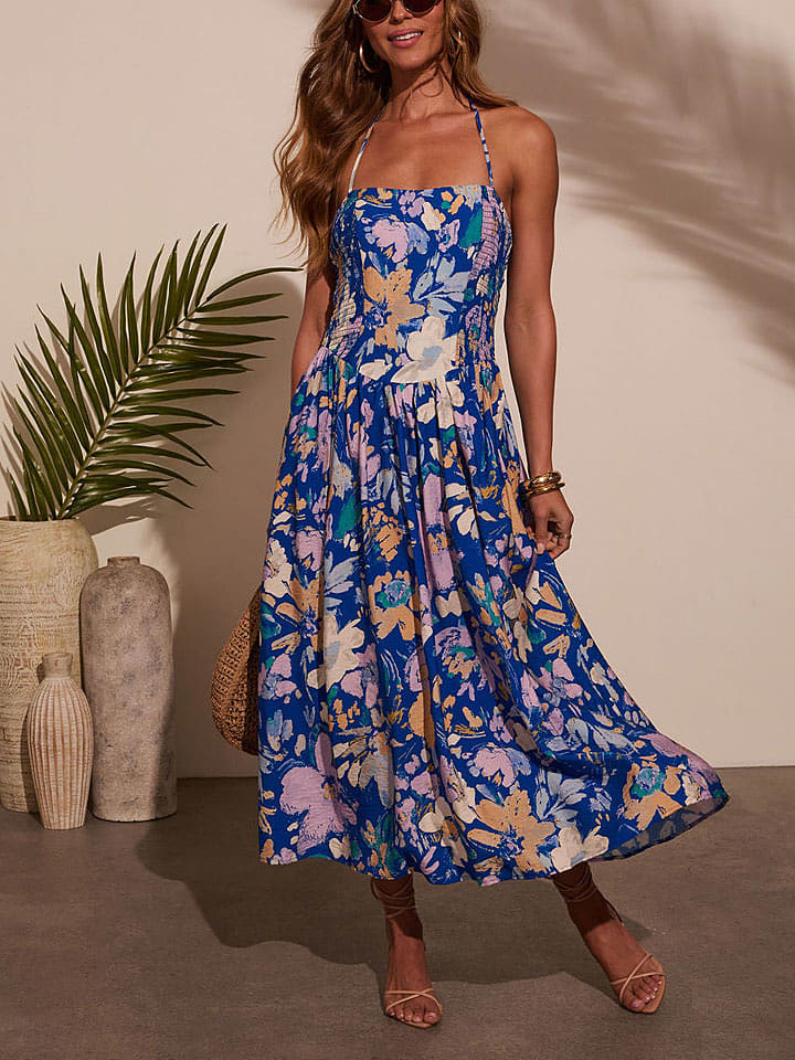 Milan Kiss Sukienka w kolorze niebieskim rozmiar: L