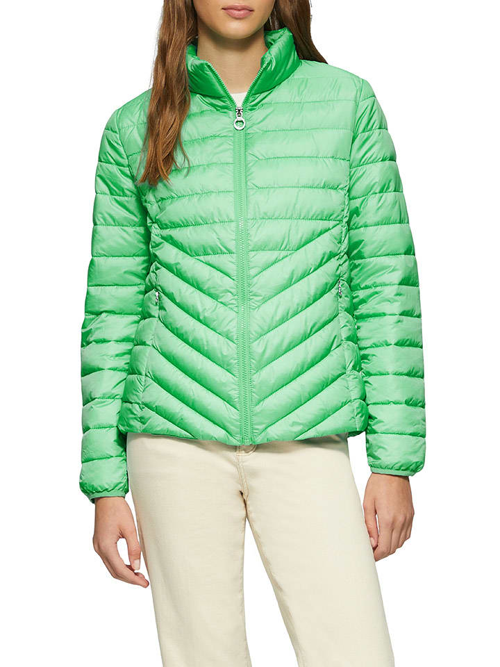 s.Oliver Kurtka pikowana w kolorze zielonym rozmiar: 34