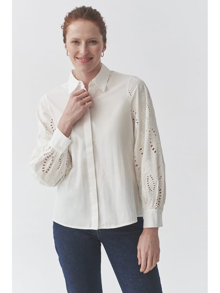 TATUUM Bluzka "Clementine" w kolorze kremowym rozmiar: 42