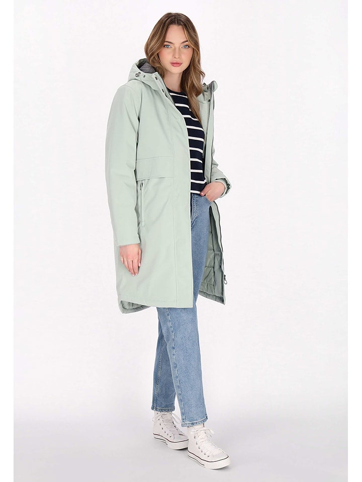 Schmuddelwedda Parka w kolorze miętowym rozmiar: XXL