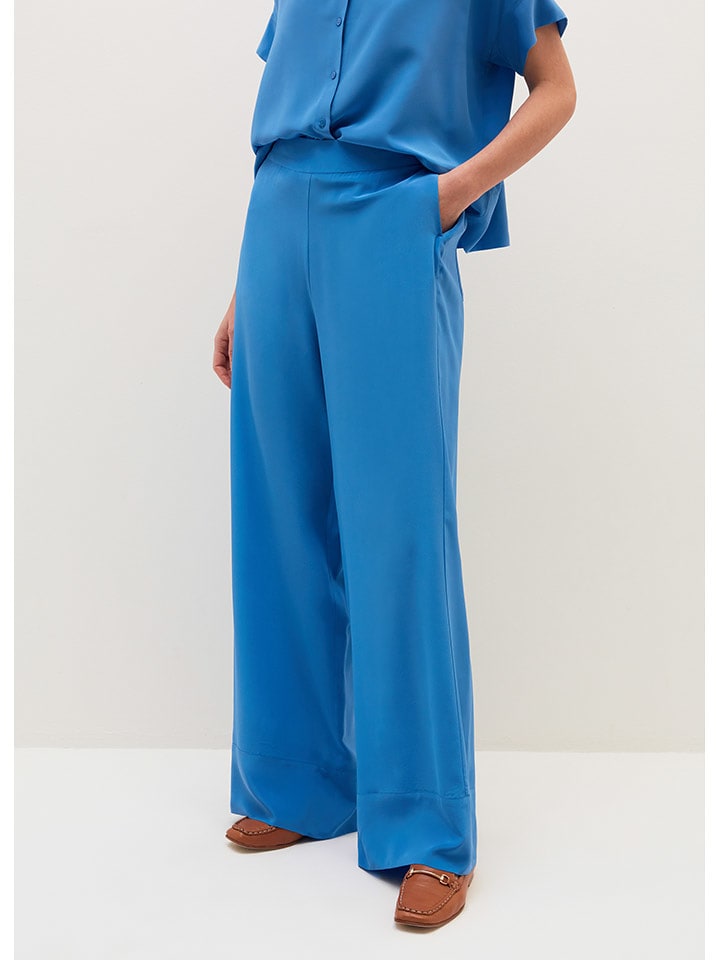 STEFANEL Spodnie w kolorze niebieskim rozmiar: 46