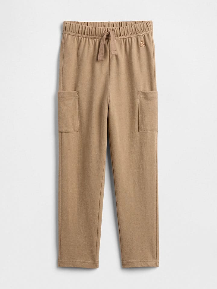 GAP Bojówki dresowe w kolorze jasnobrązowym rozmiar: 110