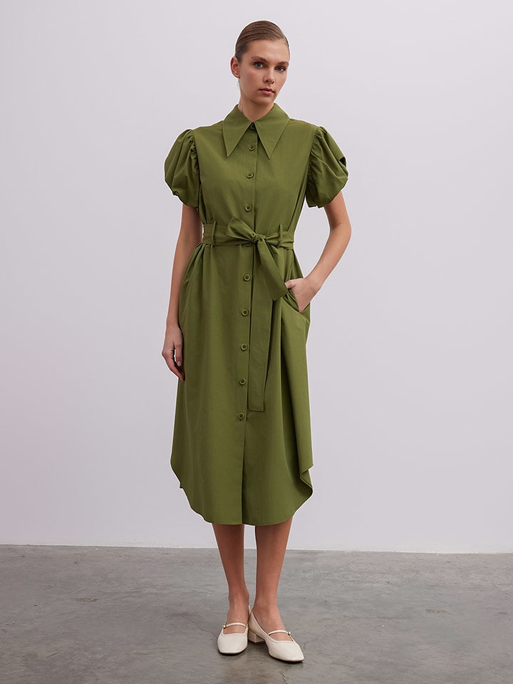 BGN Sukienka w kolorze zielonym rozmiar: 38