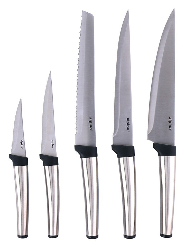 Alpina Noże (5 szt.) w kolorze srebrnym rozmiar: onesize