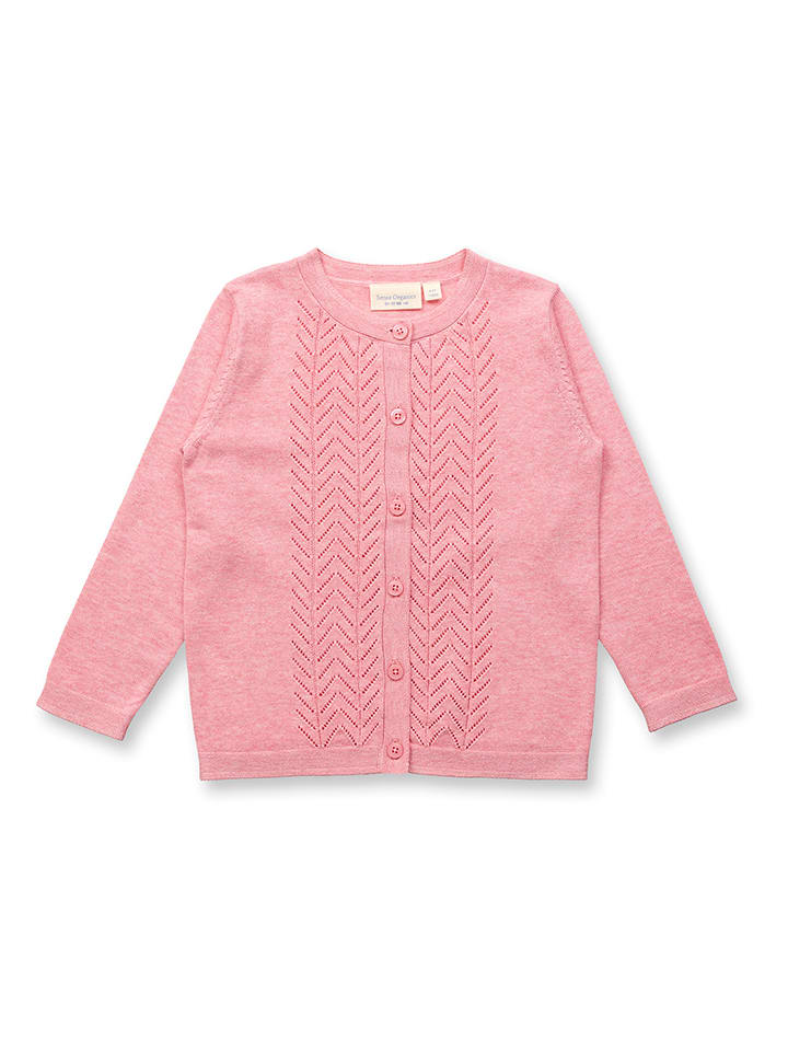 Sense Organics Kardigan "Elsa" w kolorze jasnoróżowym rozmiar: 104