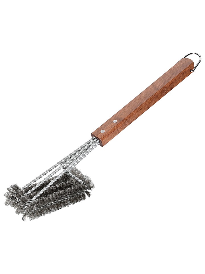 Küchenprofi Szczotka "Texas" w kolorze srebrno-jasnobrązowym do grilla rozmiar: onesize