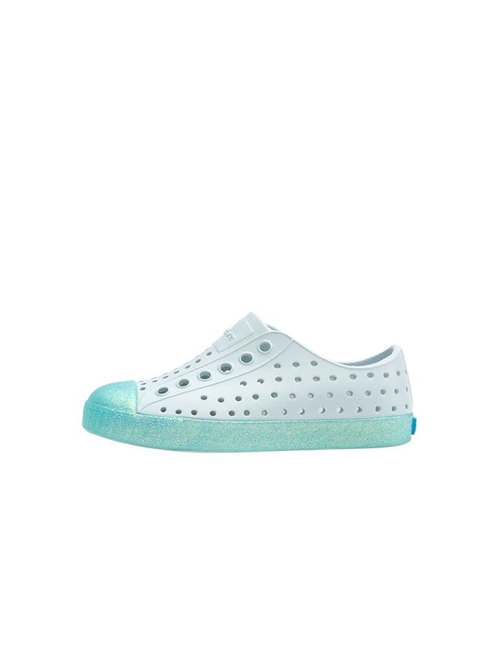 Native Slippersy w kolorze biało-turkusowym rozmiar: 22