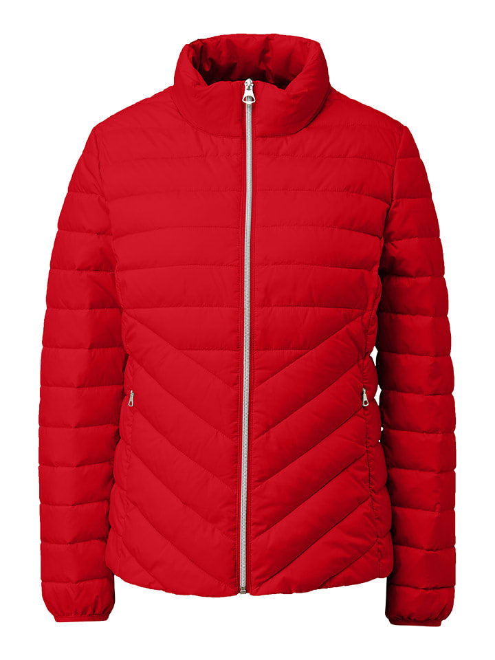 s.Oliver Kurtka pikowana w kolorze czerwonym rozmiar: 34