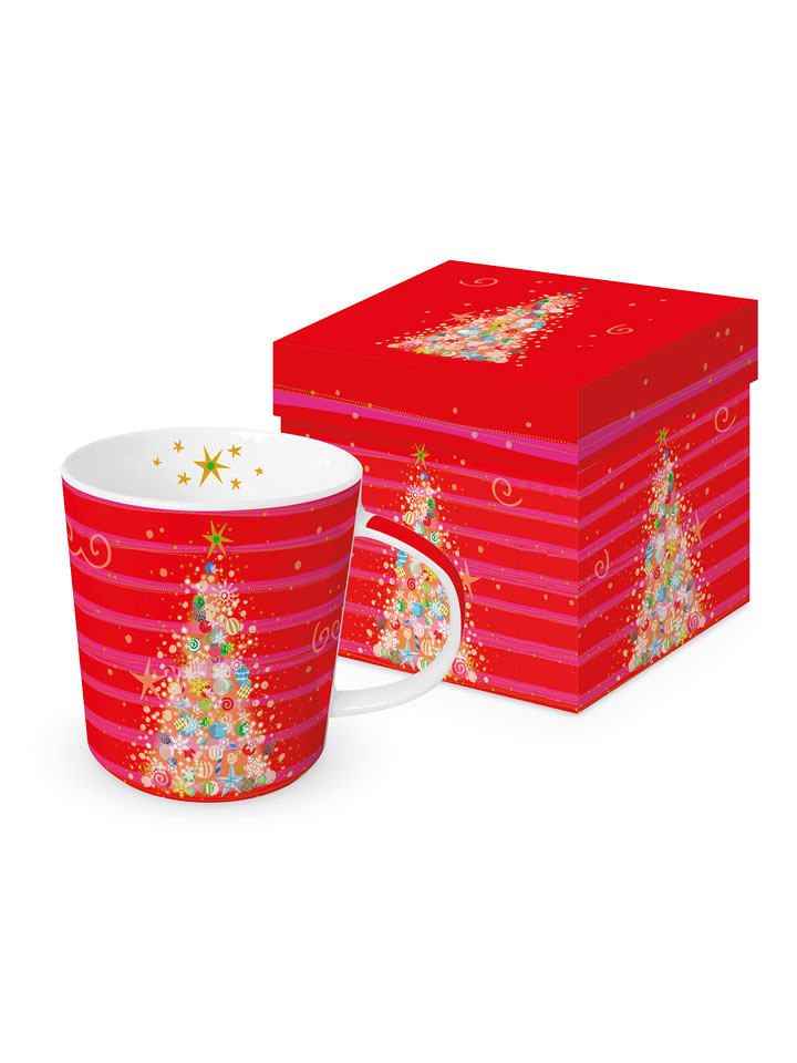 ppd Kubek jumbo "Christmas Red" w kolorze czerwonym - 400 ml rozmiar: onesize