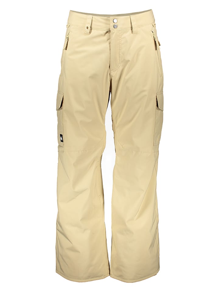 Quicksilver Spodnie narciarskie "Porter" w kolorze beżowym rozmiar: XL