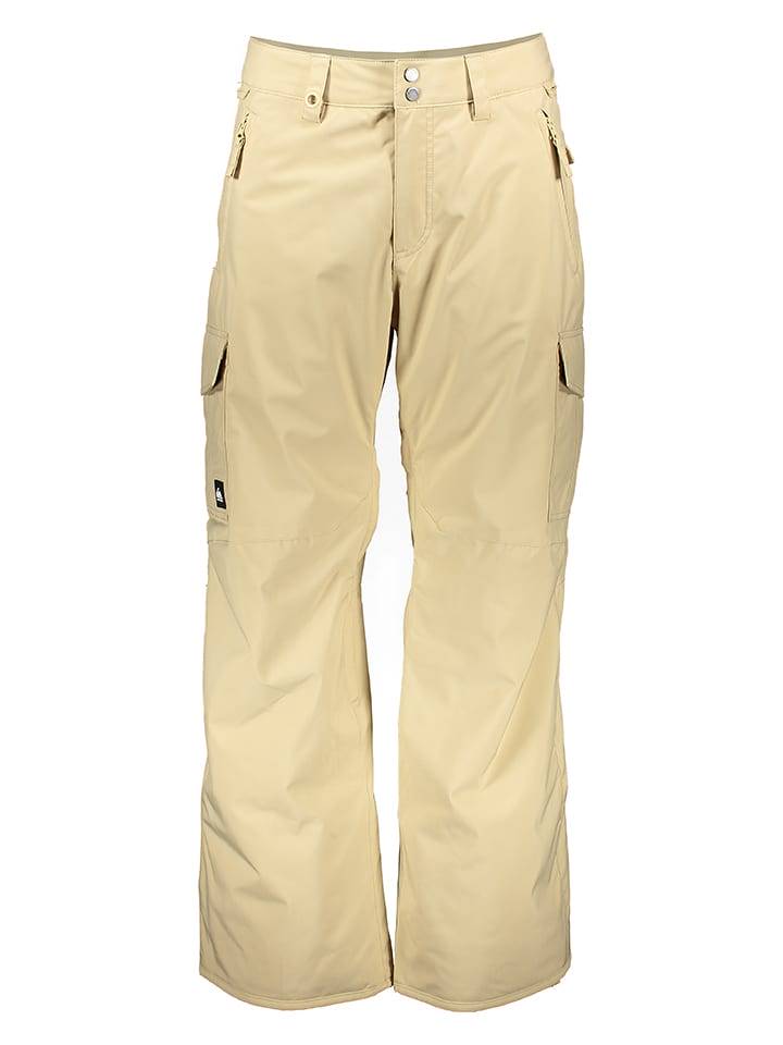 Quicksilver Spodnie narciarskie "Porter" w kolorze beżowym rozmiar: XL