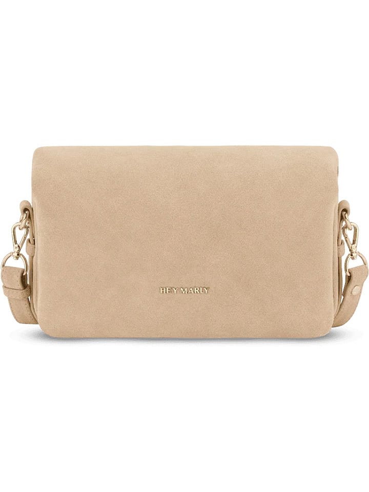 Hey Marly Skórzana torebka "Sassy Sister Suede" w kolorze beżowym - 27 x 16 x 9 cm rozmiar: onesize