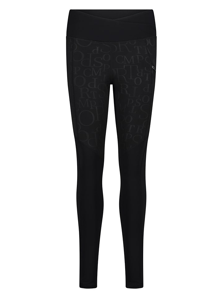 CMP Legginsy sportowe w kolorze czarnym rozmiar: 42