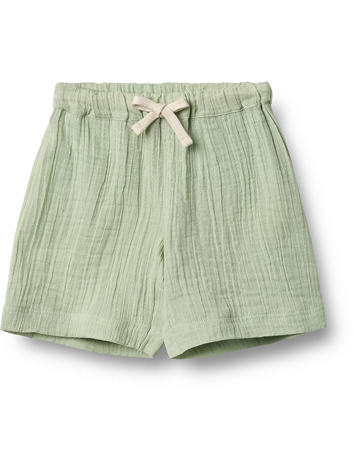 Wheat Szorty "Atlasz" w kolorze miętowym rozmiar: 98