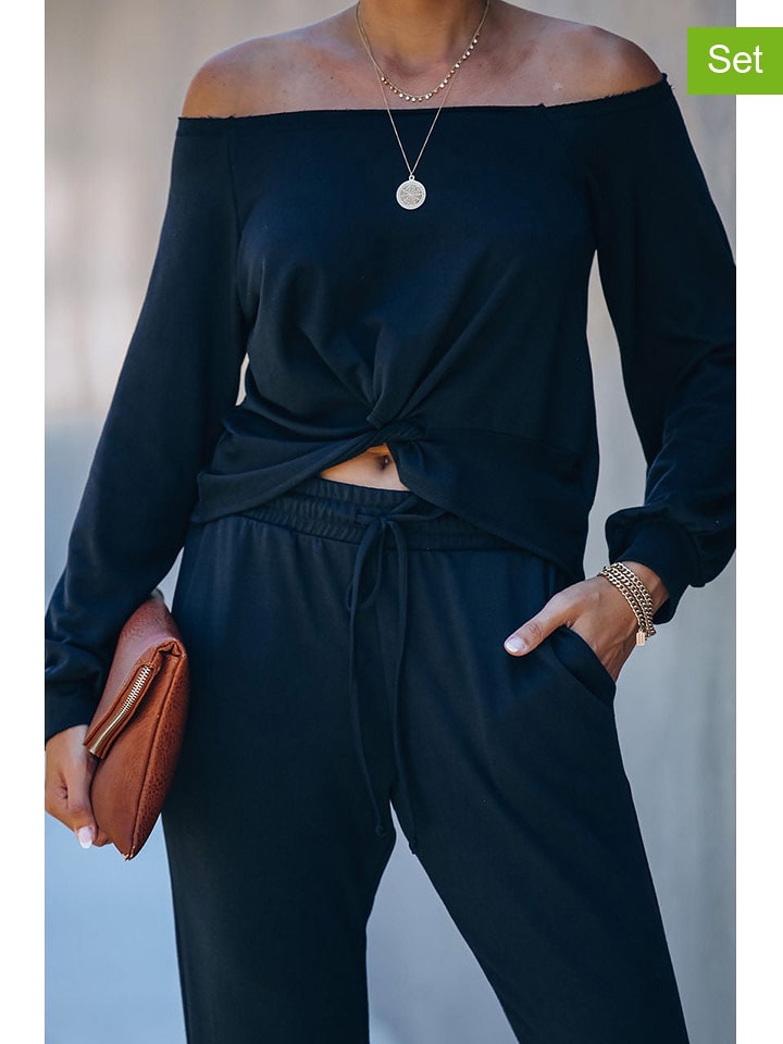 Milan Kiss 2-częściowy zestaw w kolorze czarnym rozmiar: L