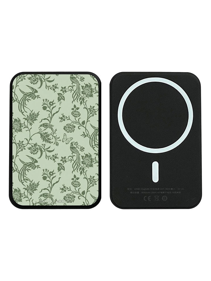 SWEET ACCESS Powerbank w kolorze czarno-zielonym - 10.000 mAh rozmiar: onesize
