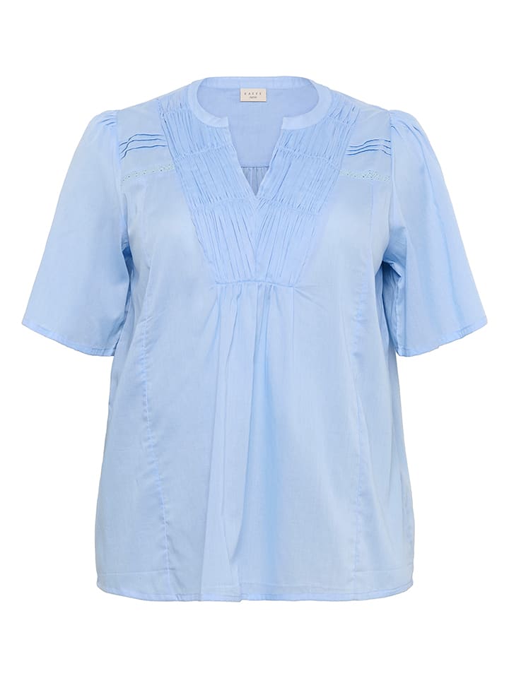 KAFFE curve Bluzka w kolorze błękitnym rozmiar: 52