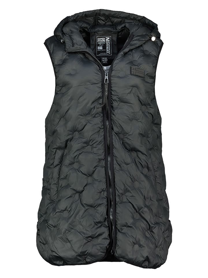 Geographical Norway Kamizelka "Vaniela" w kolorze czarnym rozmiar: XL