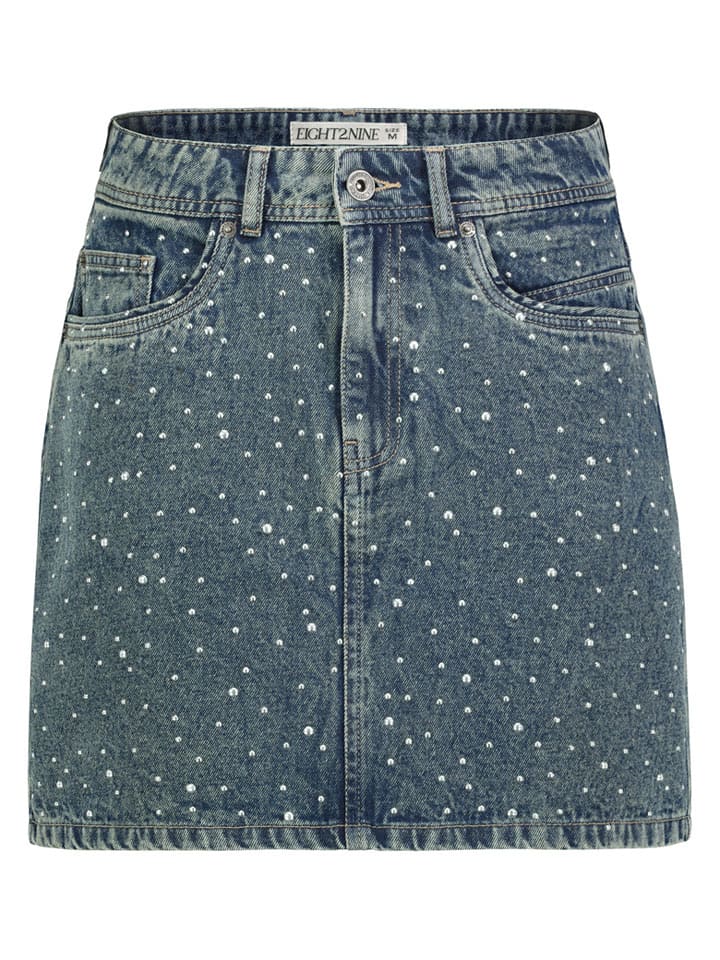Eight2Nine Spódnica dżinsowa w kolorze niebieskoszarym rozmiar: M