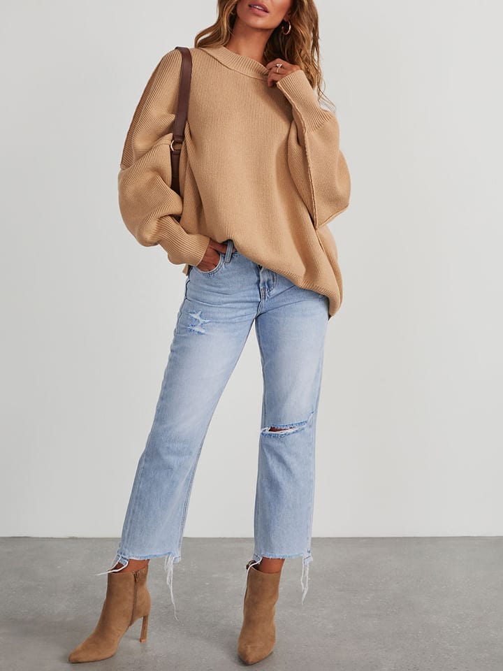 LA Angels Sweter w kolorze beżowym rozmiar: M