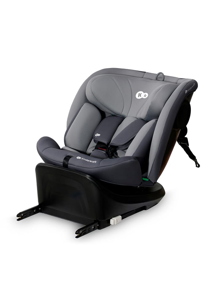Kinderkraft Fotelik samochodowy "360 i-Grow" w kolorze szaro-czarnym - grupa 0/1/2/3 rozmiar: onesize