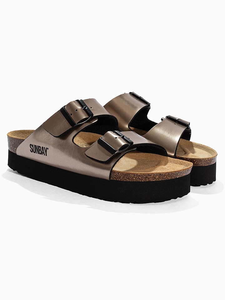 Sunbay Klapki w kolorze złotym rozmiar: 37